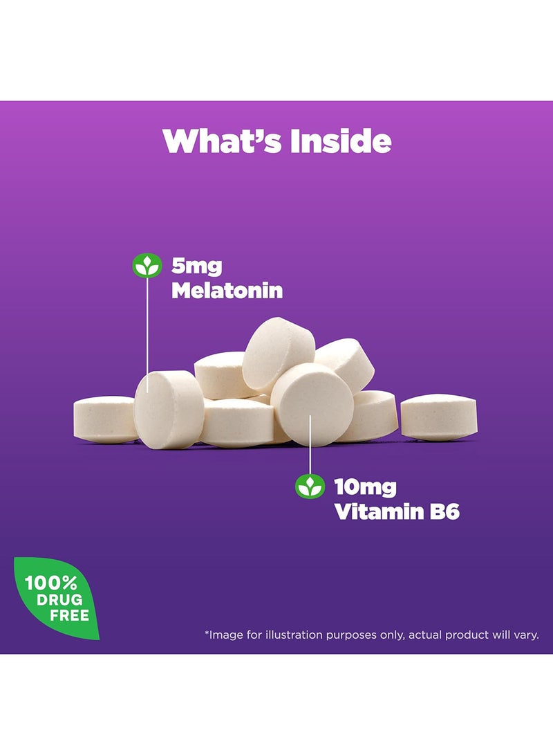 Natrol Sleep Melatonin 5mg - 60 Tablets Packaging May Vary - Image 4